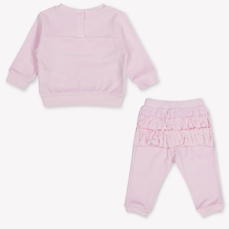 MonnaLisa Baby Girls Jogging suit In Light Pink