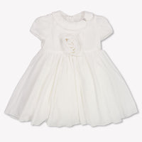 MonnaLisa Baby Girls Dress In OffWhite