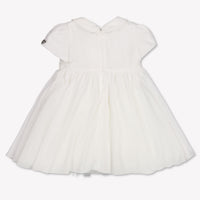 MonnaLisa Baby Girls Dress In OffWhite