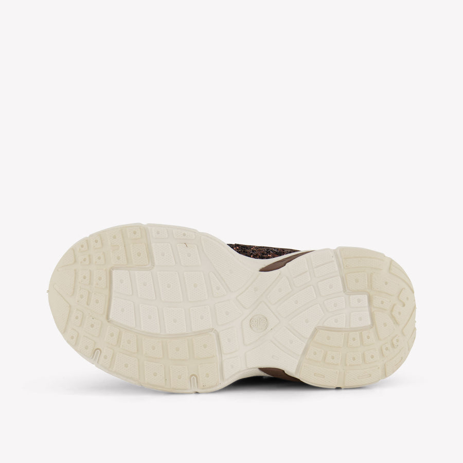 MonnaLisa Meisjes Sneakers In Bruin