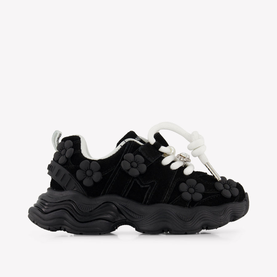 MonnaLisa Kinder Meisjes Sneakers In Zwart