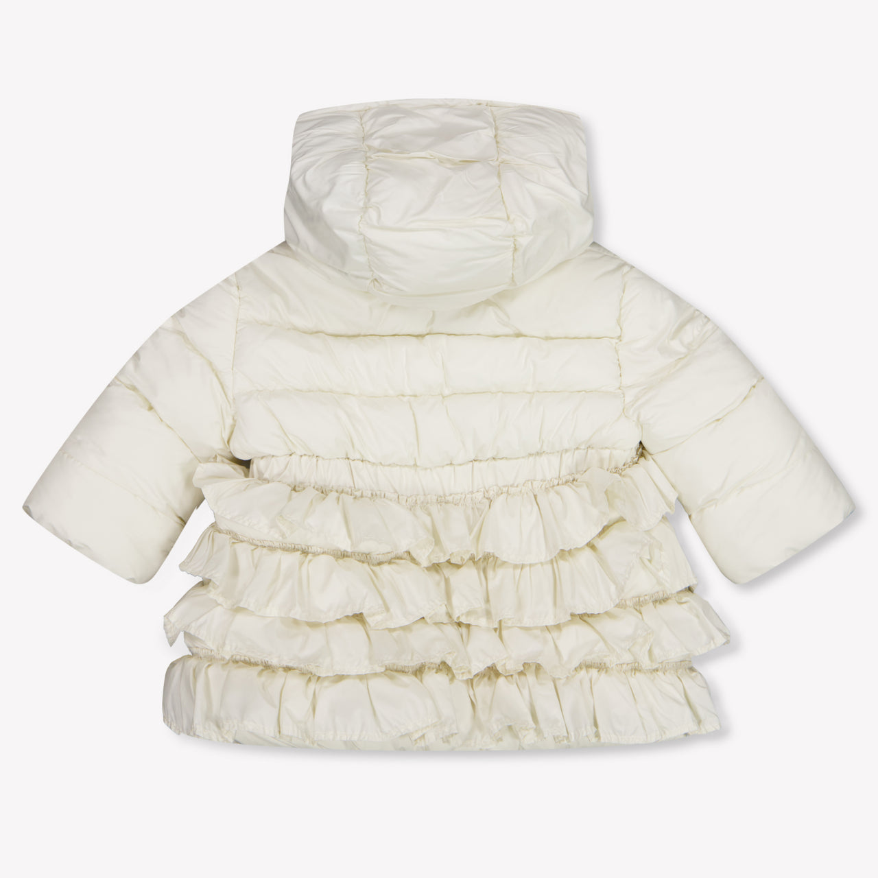 MonnaLisa Baby Meisjes Winterjas In Off White