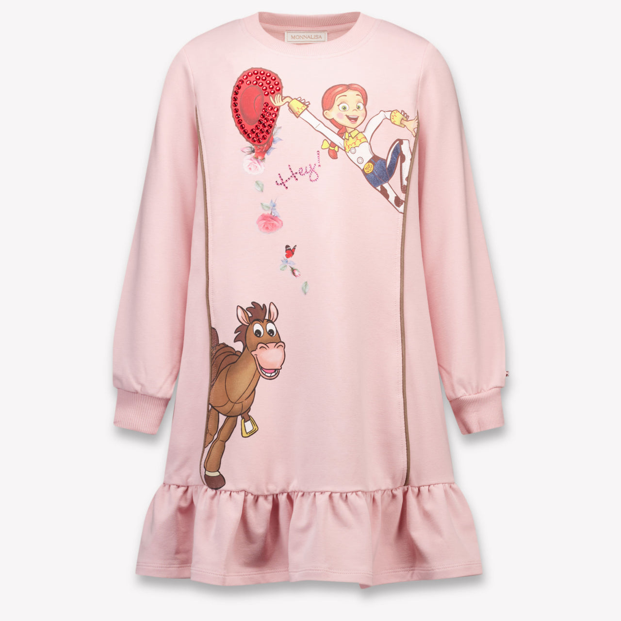 MonnaLisa Kids Girls Dress In OffWhite