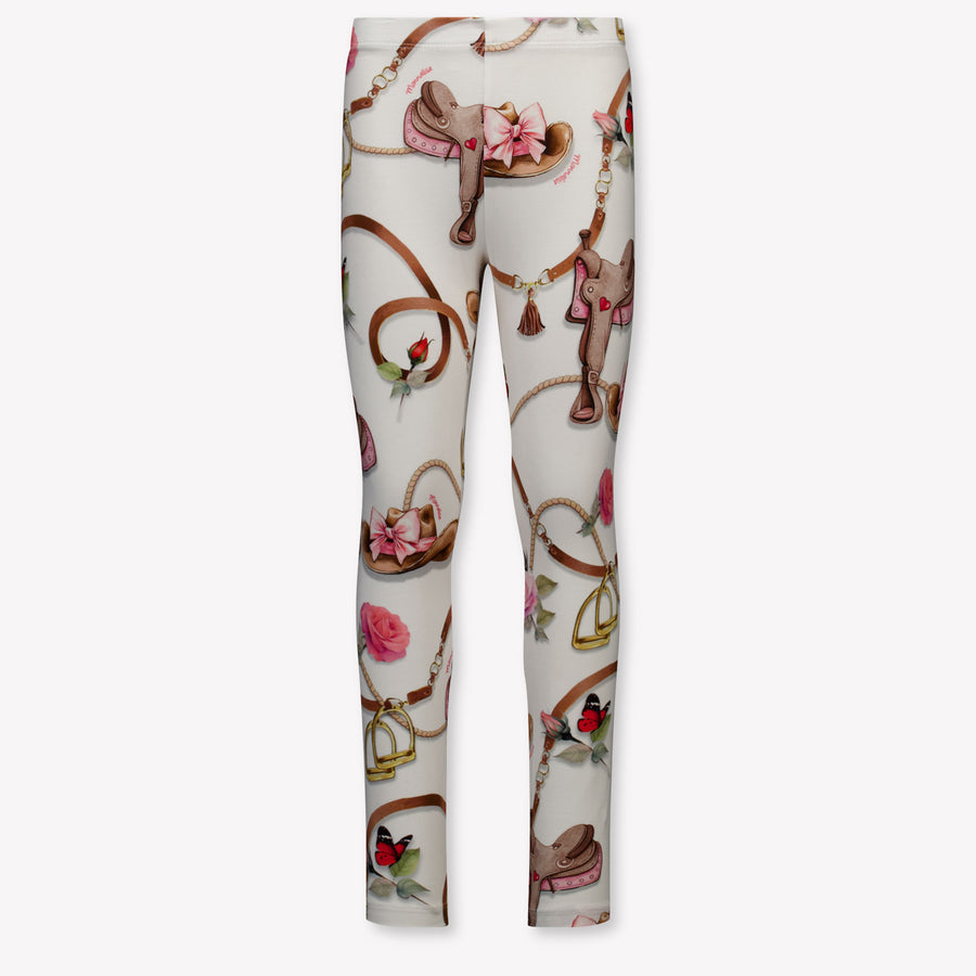 MonnaLisa Girls Legging in Off-White