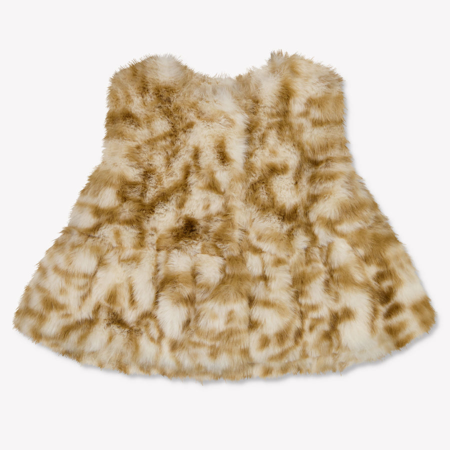 MonnaLisa Baby Girls Gilet in Beige