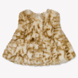 MonnaLisa Baby Girls Bodywarmer In Beige
