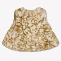 MonnaLisa Baby Girls Bodywarmer In Beige