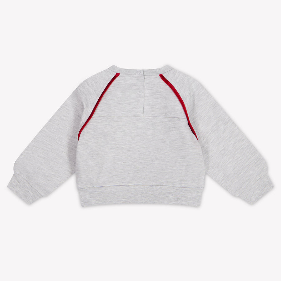 MonnaLisa Baby Girls Sweater In Light Gray