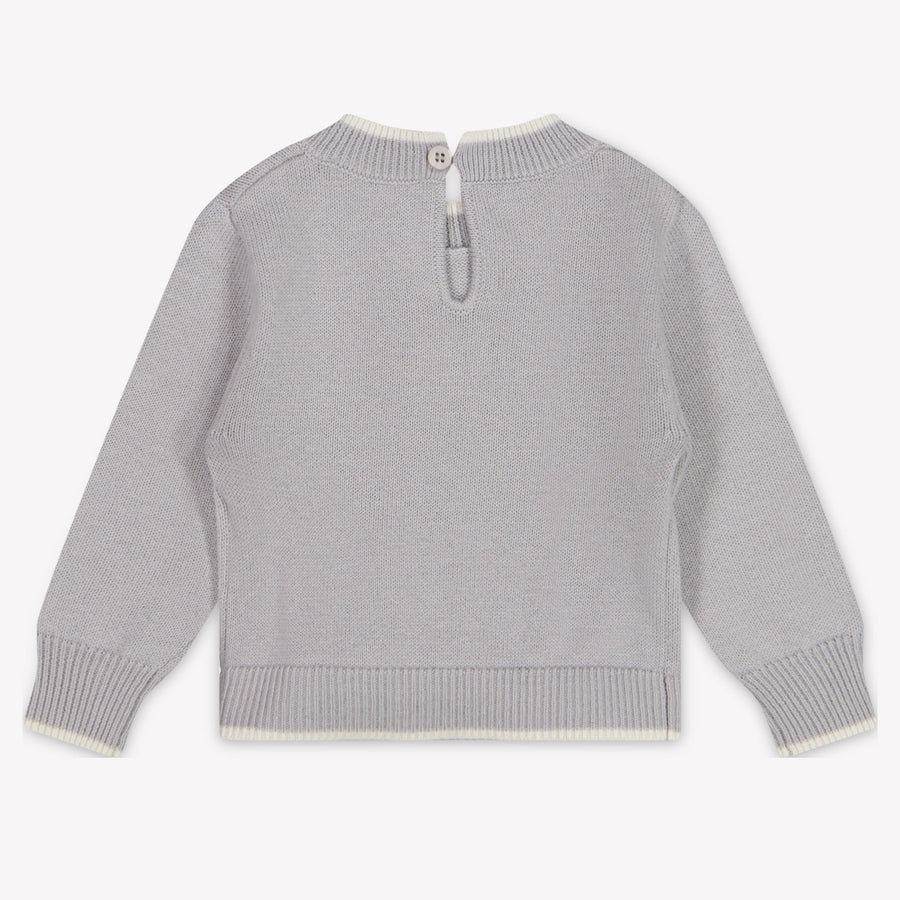 MonnaLisa Baby Girls Sweater In Light Gray