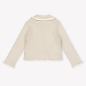 Armani Baby Girls Cardigan In Beige