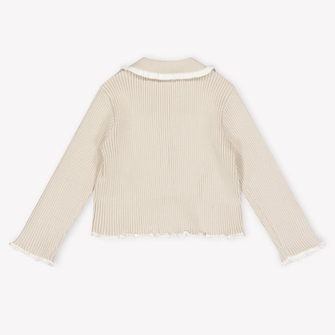 Armani Baby Girls Cardigan In Beige