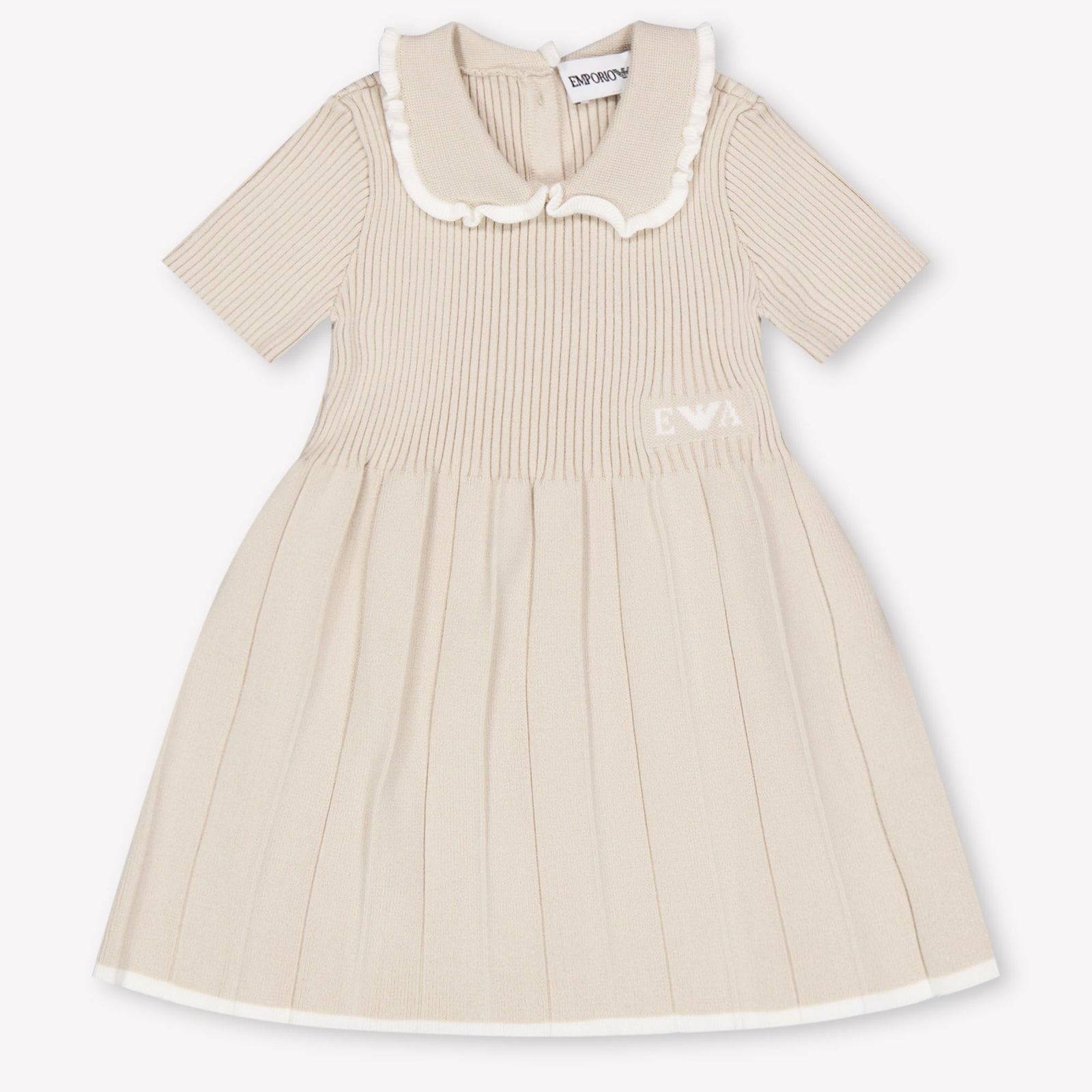 Armani Baby Meisjes Jurk In Beige