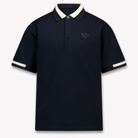 Armani Kids Boys Polo In Navy