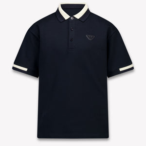 Armani Kids Boys Polo In Navy