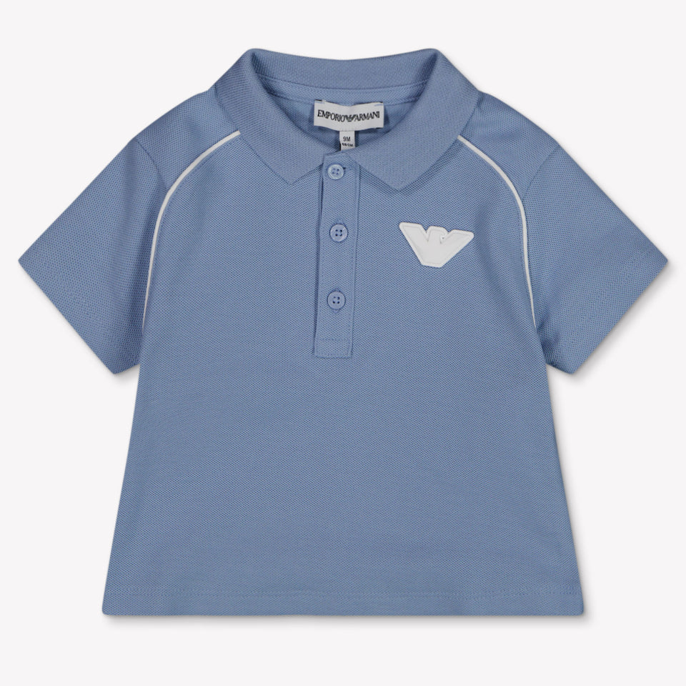Armani Baby Jongens Polo In Licht Blauw