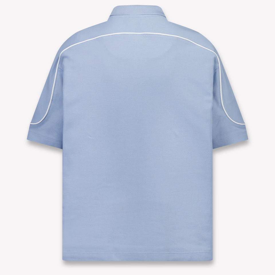 Armani Kinder Jongens Polo In Licht Blauw