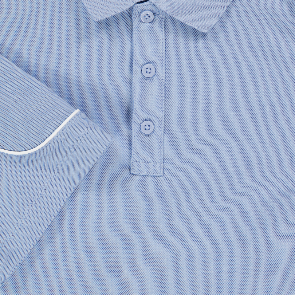 Armani Kinder Jongens Polo In Licht Blauw