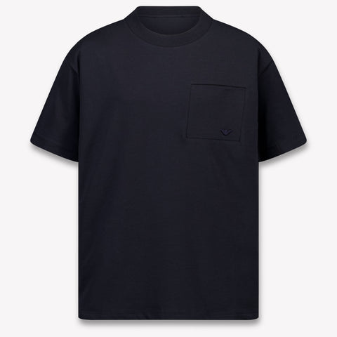 Armani Kinder Jongens T-Shirt In Navy