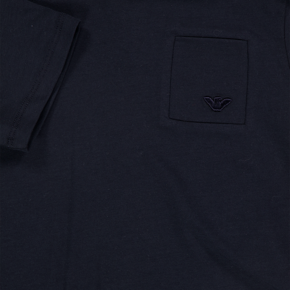 Armani Baby Jongens T-Shirt In Navy