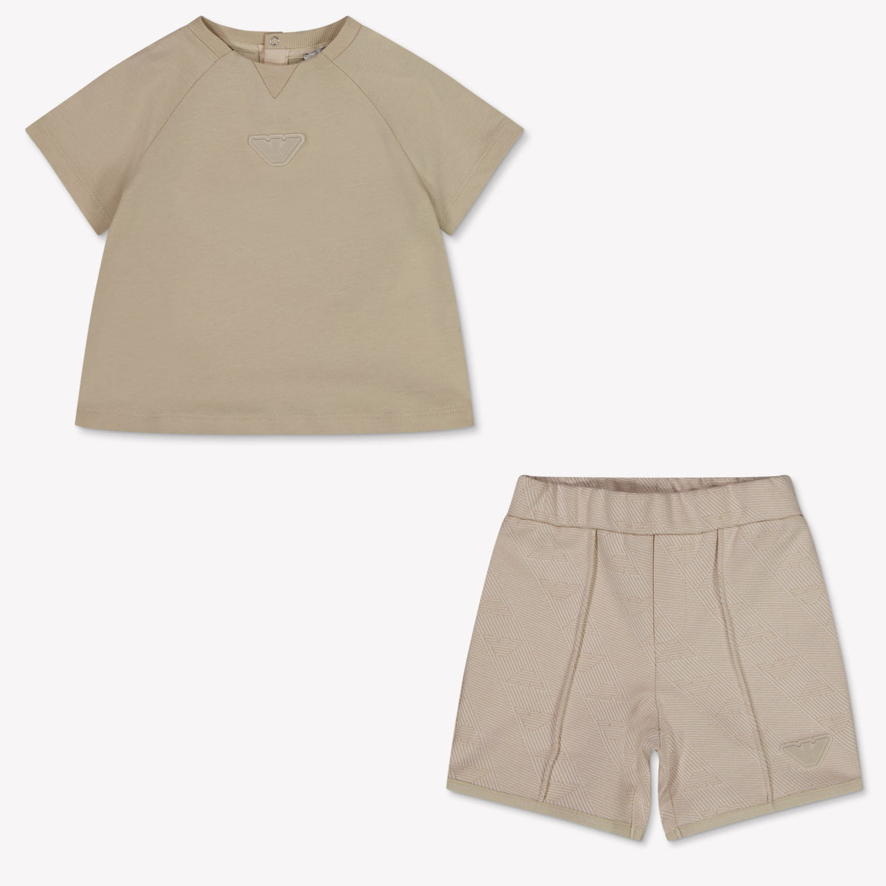 Armani Baby Jongens Setje In Beige