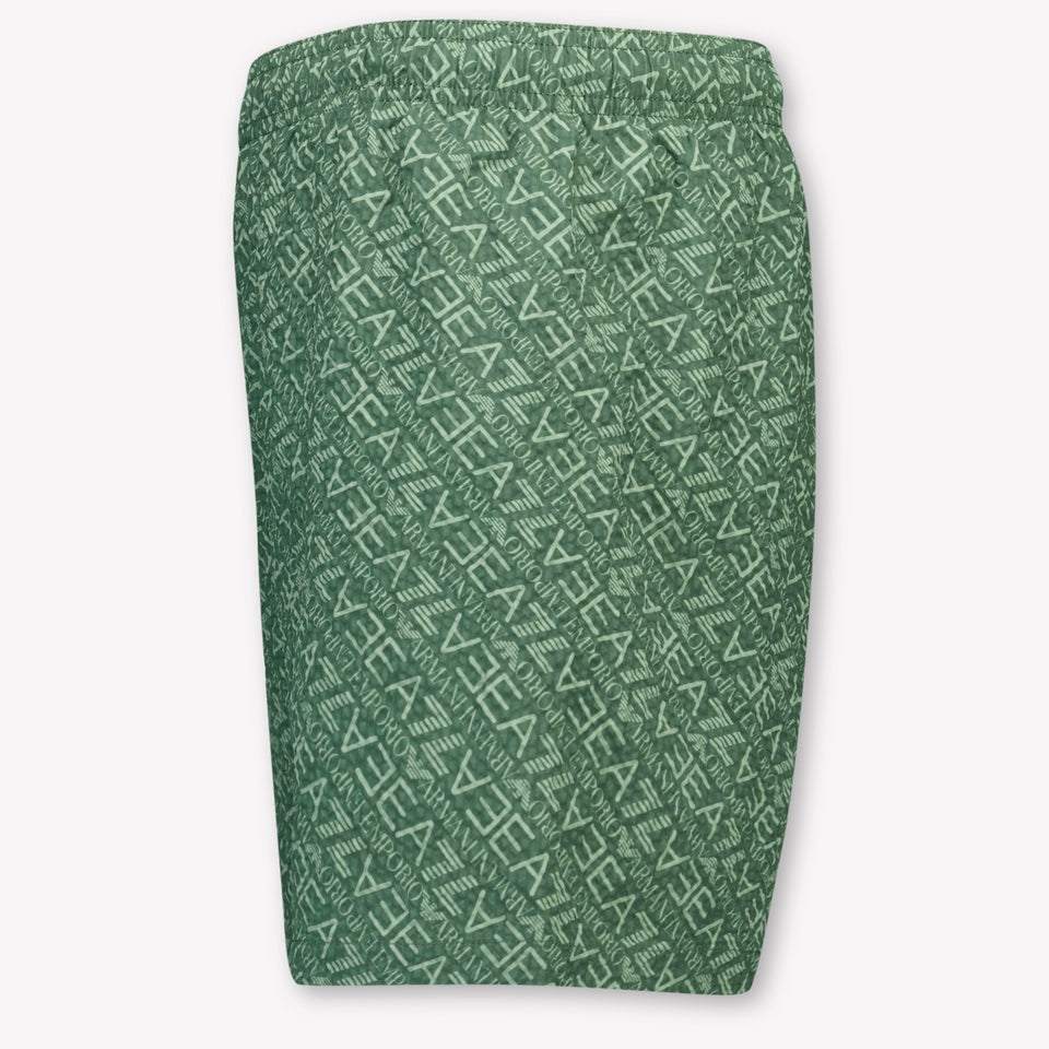 EA7 Kids Boys Swimwear In Army