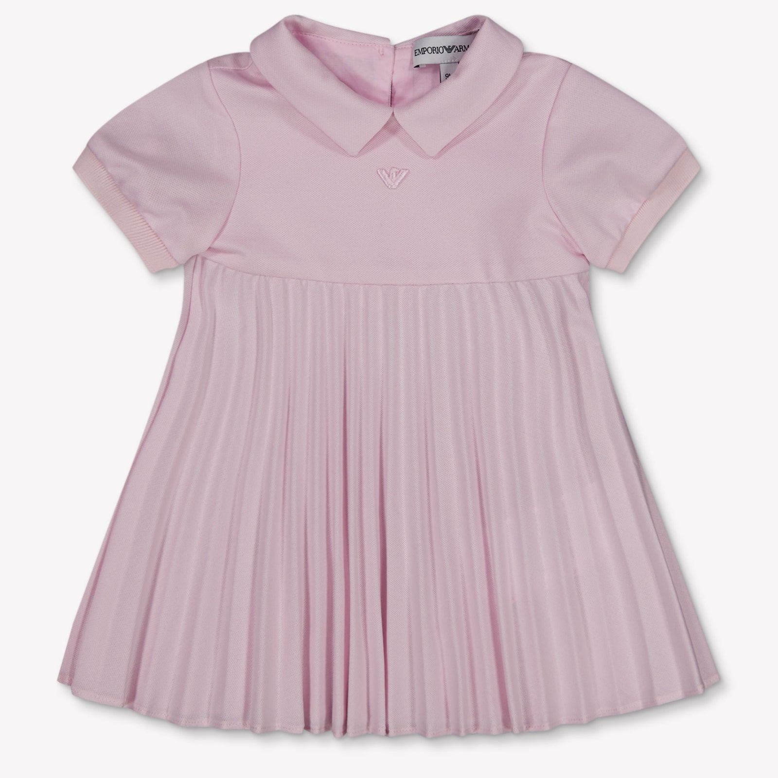 Armani Baby Girls Dress In Light Pink