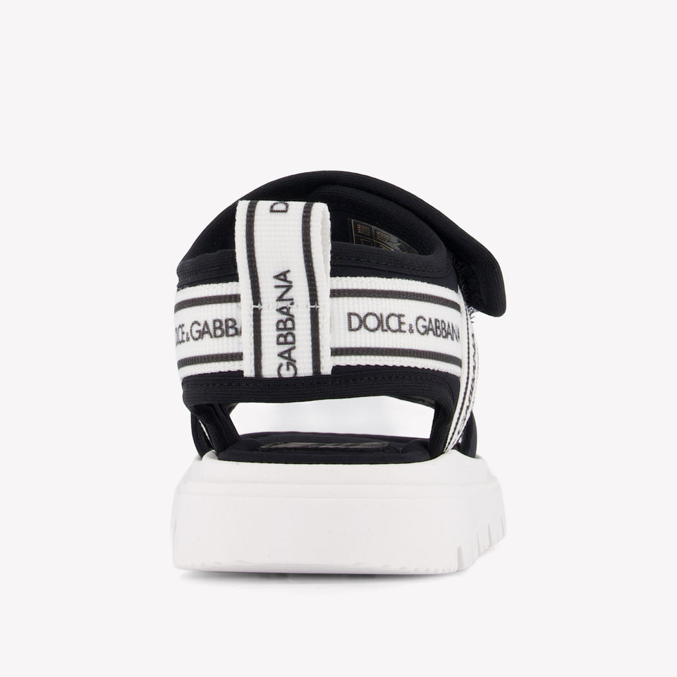 Dolce & Gabbana Unisex Sandals In Black