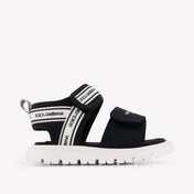 Dolce & Gabbana Boys Sandals In Black