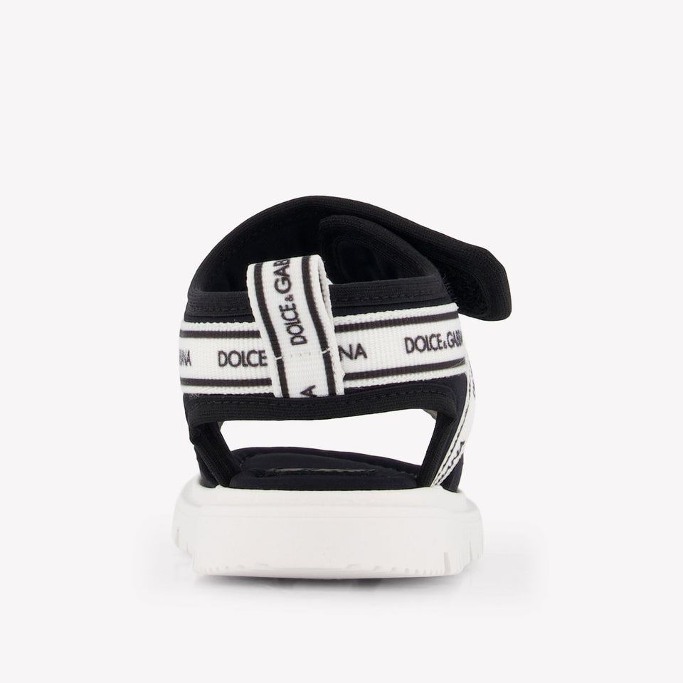 Dolce & Gabbana Boys Sandals In Black