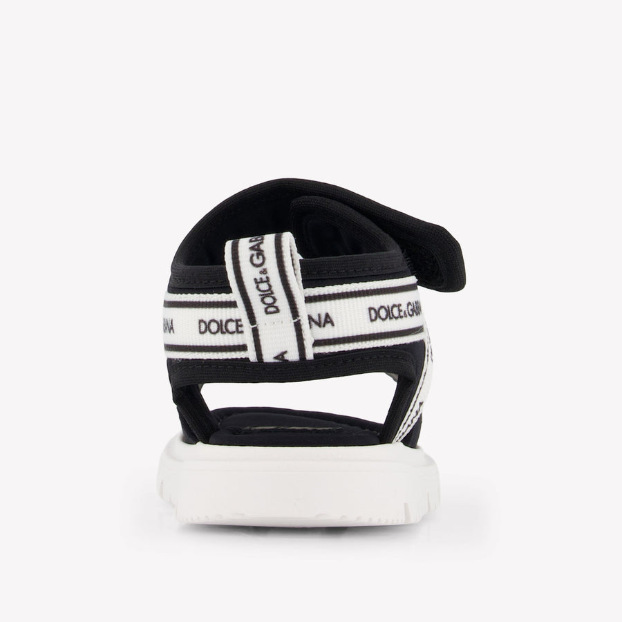 Dolce & Gabbana Boys Sandals In Black