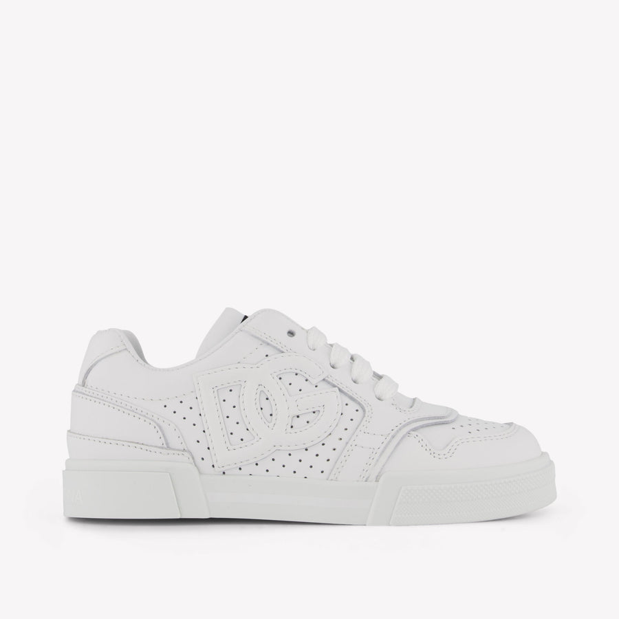 Dolce & Gabbana Kinder Unisex Sneakers In Wit