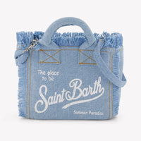 MC2 Saint Barth Kids Girls Bag In Jeans