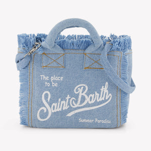 MC2 Saint Barth Kids Girls Bag In Jeans