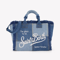 MC2 Saint Barth Kids Girls Bag In Jeans