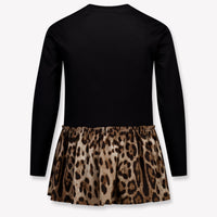 Dolce & Gabbana Kids Girls Dress In Black