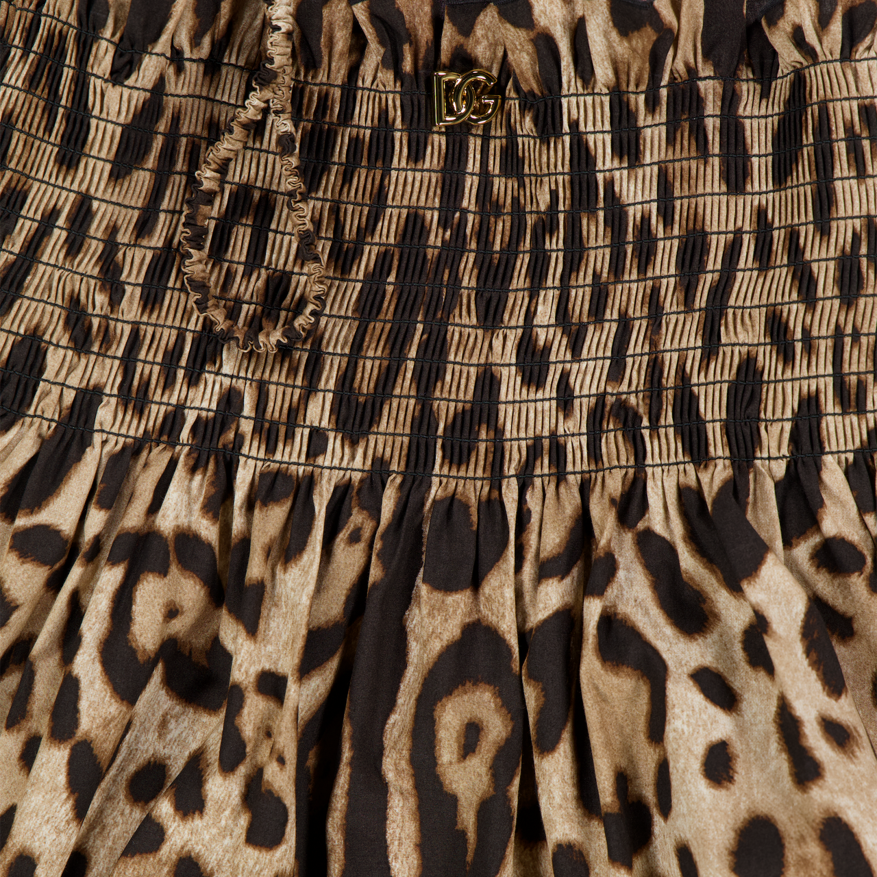 Dolce & Gabbana Kids Girls Dress In Panther
