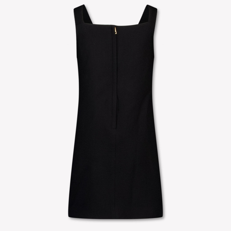 Dolce & Gabbana Kids Girls Dress In Black