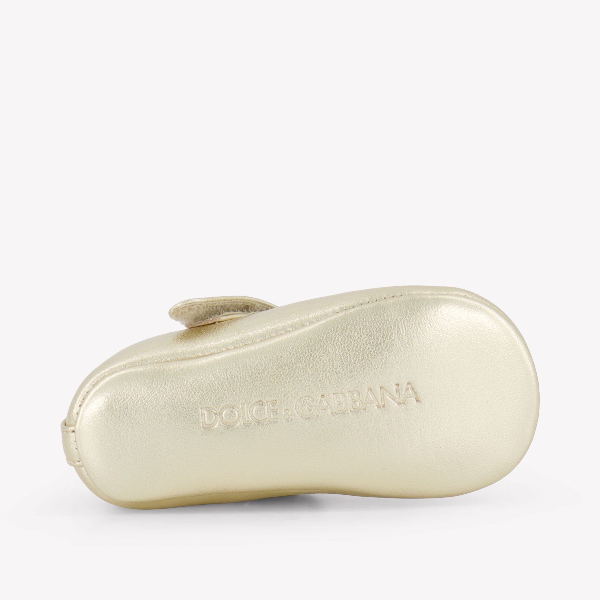 Dolce & Gabbana Baby Girls Shoes In Gold