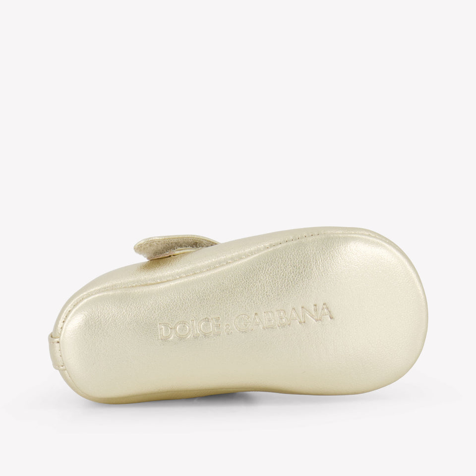 Dolce & Gabbana Baby Meisjes Schoenen In Goud