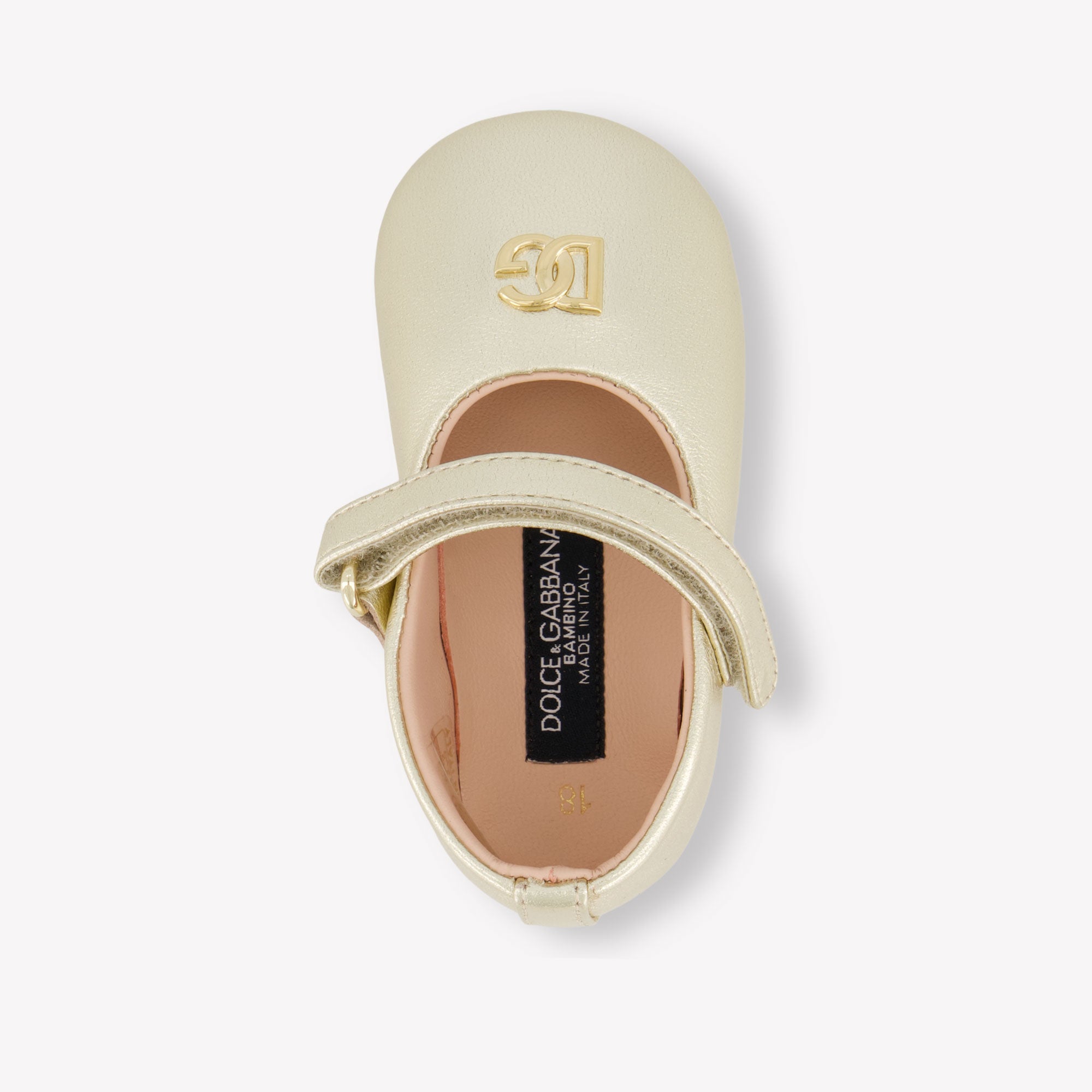 Dolce & Gabbana Baby Girls Shoes In Gold