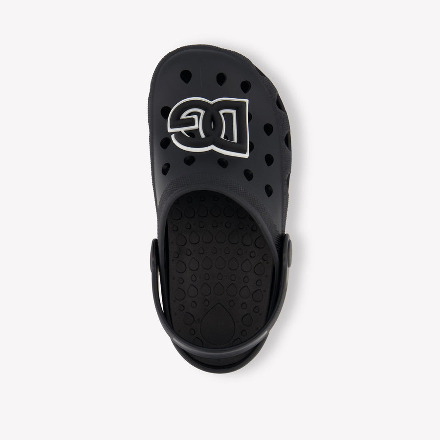 Dolce & Gabbana Unisex Sandals In Black