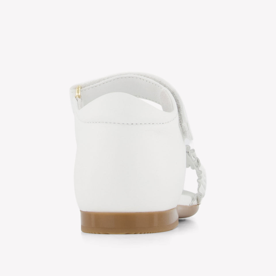 Dolce & Gabbana Meisjes Sandalen In Wit