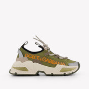 Dolce & Gabbana Unisex Sneakers In Light Green
