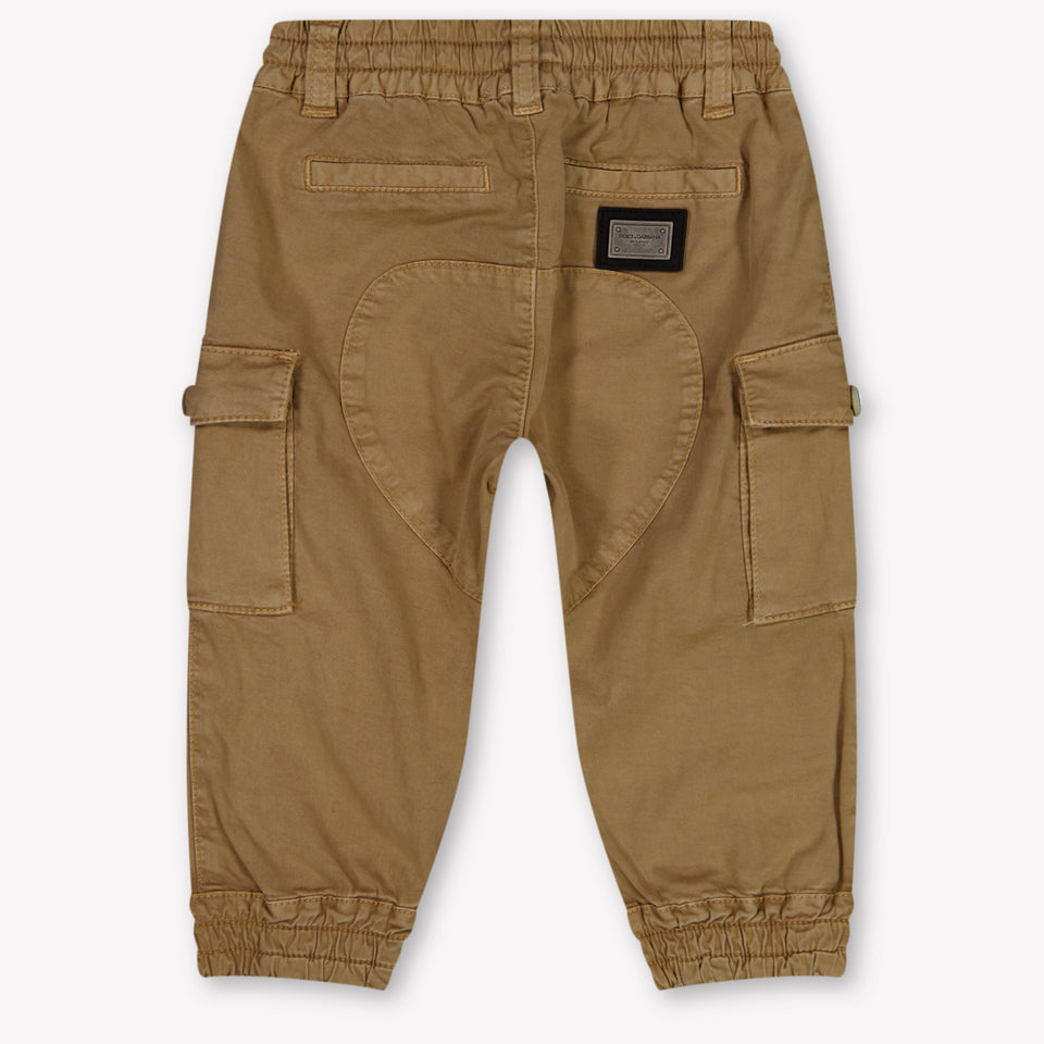 Dolce & Gabbana Baby Jongens Broek In Beige