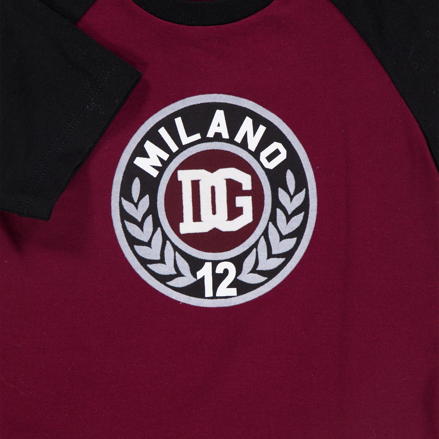 Dolce & Gabbana Baby Boys T-Shirt In Bordeaux