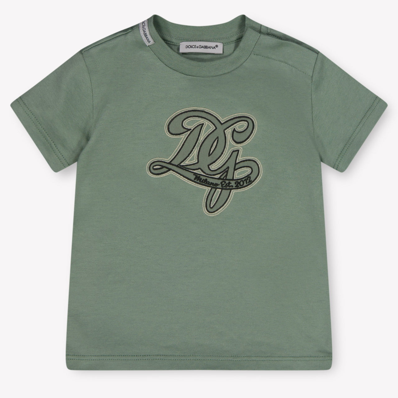 Dolce & Gabbana Baby Jongens T-Shirt In Licht Groen