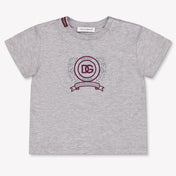 Dolce & Gabbana Baby Boys T-Shirt In Gray