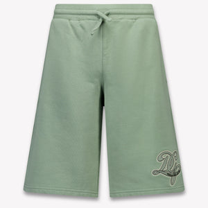 Dolce & Gabbana Kids Boys Shorts In Light Green
