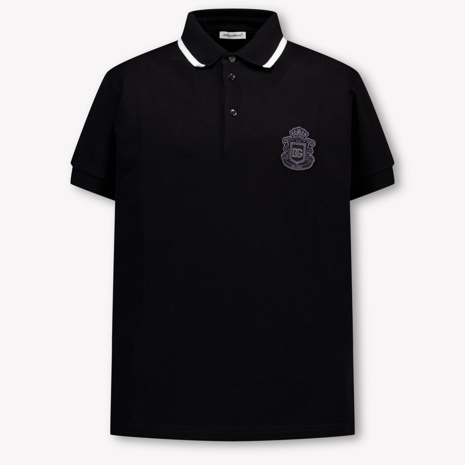 Dolce & Gabbana Kids Boys Polo In Black