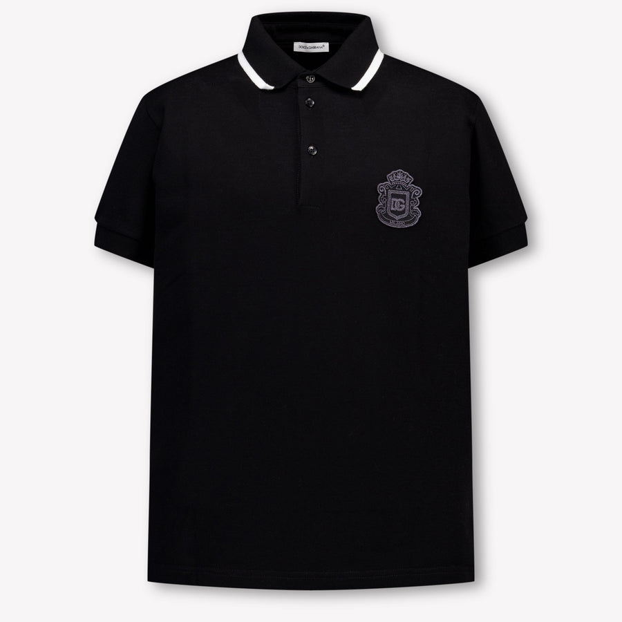 Dolce & Gabbana Kids Boys Polo In Black